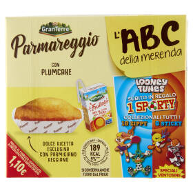 Parmareggio l'ABC della merenda con Plumcake