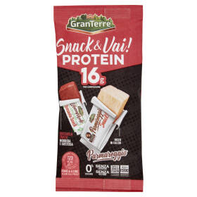 Parmareggio Snack & Vai! Protein 16g Parmigiano Reggiano DOP e Barretta di Bresaola 42 g