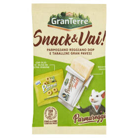 Parmareggio Snack & Vai! Parmigiano Reggiano DOP e Tarallini Gran Pavesi 37 g