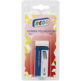 Redo Gomma per cancellare polimerica bianca per matite in grafite 1pz