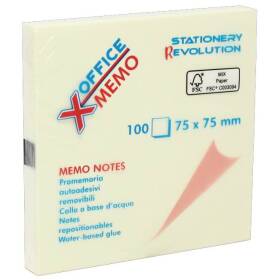 Post it memo notes xoffice 75x75mm 100fg