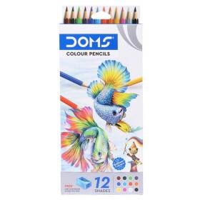 Doms 12 matite pastello colorate art 3445