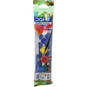 Doms 6 tempere con pennello