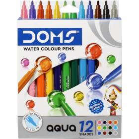 Doms aqua set di 12 pennarelli ad acqua da disegno ad acquerello