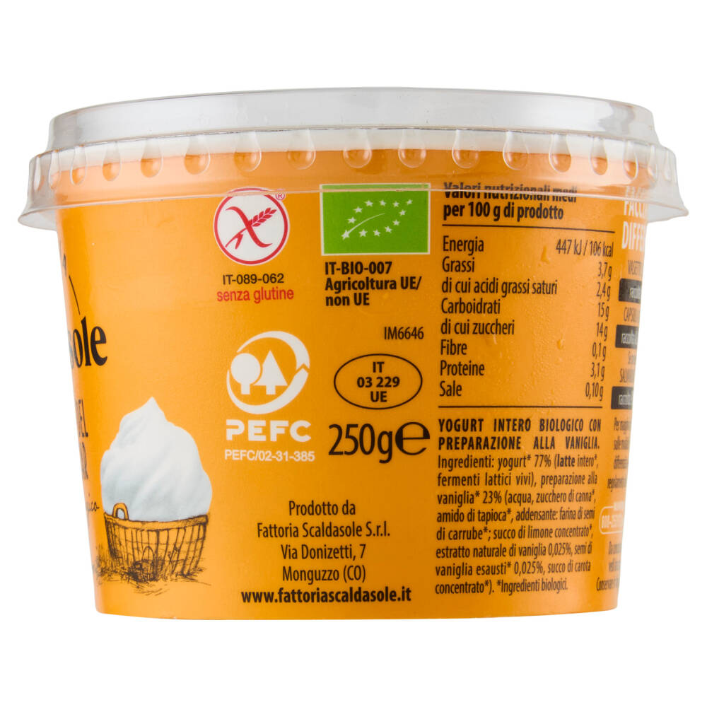 Scaldasole Vaniglia del Madagascar Yogurt Bio 250 g NonPesa.it
