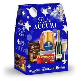 Regalidea confezione regalo dolci auguri pandoro 4 pezzi
