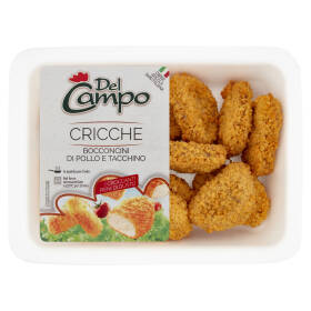 Del Campo Cricche Bocconcini di Pollo e Tacchino 0,230 kg