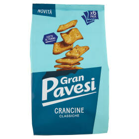 Gran Pavesi Crancine Classiche Snack Cotte al Forno 6 Pacchetti 180g