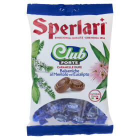 Sperlari Club Forte Caramelle Dure Balsamiche al Mentolo ed Eucalipto 200 g