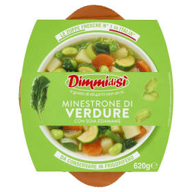 DimmidiSì Minestrone di Verdure con Soia Edamame 620 g