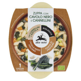 alce nero Zuppa con Cavolo Nero e Cannellini 350 g