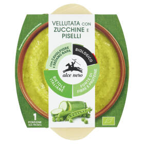 alce nero Vellutata con Zucchine e Piselli 350 g