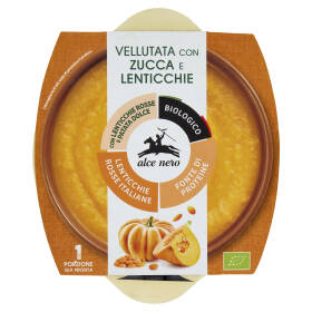 alce nero Vellutata con Zucca e Lenticchie 350 g