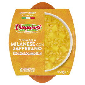 DimmidiSì Zuppa alla Milanese con Zafferano Monoporzione 350 g