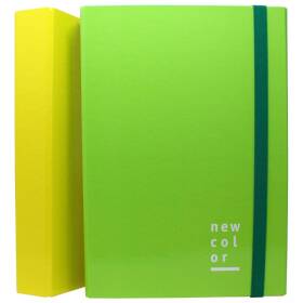 Cartella portaprogetti con fettuccia piatta in tinta, dorso 5cm