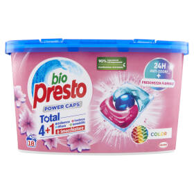 BIO PRESTO Power Caps Color 18 Lavaggi 18 x 12 g