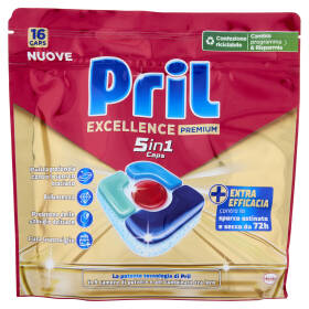 PRIL Excellence Premium 5in1 Caps 16pz (297,6g)