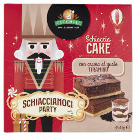 Gecchele Schiaccia Cake con crema al gusto Tiramisù 350 g