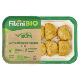 Fileni Bio Bocconcini Panati di Petto di Pollo Bio 0,220 kg