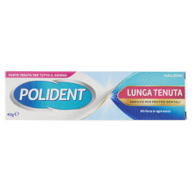 Polident lunga tenuta adesivo per protesi dentiera giornaliera ad alto comfort fino a 12 ore 40gr