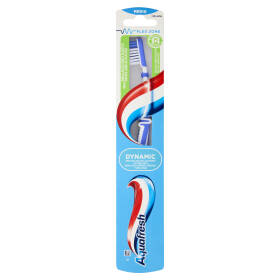 Aquafresh Dynamic spazzolino denti protezione denti e gengive delicato per rimuovere placca Medium