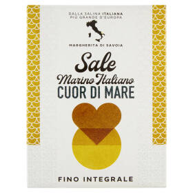Cuor di Mare Sale Marino Extravergine 100% Italiano Integrale Fino 1000 g