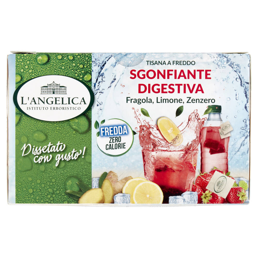 L'Angelica Tisana a Freddo Sgonfiante Digestiva 18 Filtri 39.6 g