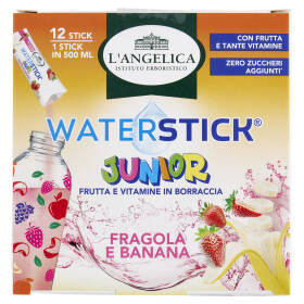 L'Angelica Waterstick Junior Fragola e Banana 12 x 2 g