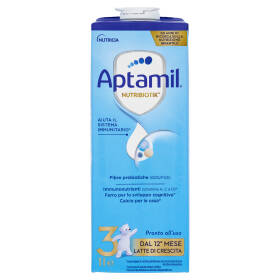 APTAMIL Nutribiotik 3 - Latte di Crescita Liquido, dal 12° mese al 24°, Fonte di Ferro, 1L