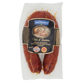 San Vincenzo Salsiccia di Calabria Denominazione di Origine Protetta piccante 300 g
