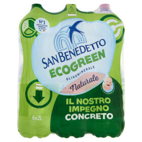 San Benedetto Acqua Naturale dal Parco della Majella Ecogreen 6 x 2 L