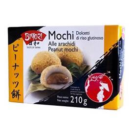 Biyori mochi dolcetti di riso ripieni di arachidi 6 x 35 g
