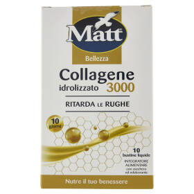 Matt Bellezza Collagene idrolizzato 3000 10 bustine liquide 100 ml
