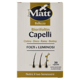 Matt Bellezza Biorifoltin Capelli 30 capsule 16,5 g