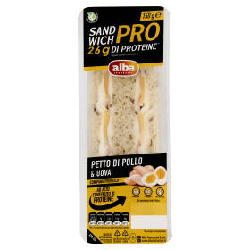 alba Tramezzini Sandwich Pro Petto di Pollo & Uova 150 g