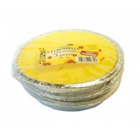 Candelle alla citronella in contenitore alluminio 3pz 14 cm