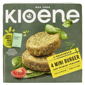 Kioene l'Originale 4 Mini Burger con Spinaci Italiani 200 g