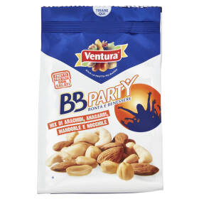 Ventura BBParty Mix di Arachidi, Anacardi, Mandorle e Nocciole 150 g