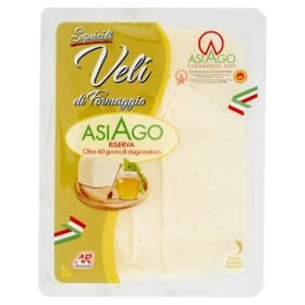 AR Alimentari Squisiti Veli di Formaggio Asiago Riserva Oltre 40 giorni di stagionatura 80 g