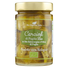 Bio Organica Italia Carciofi di Puglia Bio in Olio Extravergine d'Oliva di Puglia 280 g