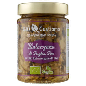 Bio Gustiamo Melanzane di Puglia Bio in Olio Extravergine d'Oliva 280 g