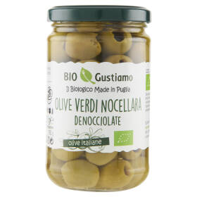 Bio Gustiamo Olive Verdi Nocellara Denocciolate 280 g