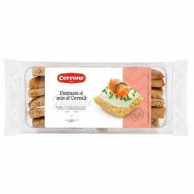 Cerrone fantasie al mix di cereali friabili e gustose fette di pane tostato, a lenta essiccatura 300g