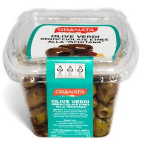 Granata olive verdi denocciolate etnee alla ischitana 220 g
