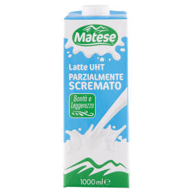 Arborea Latte Parzialmente Scremato UHT a Lunga Conservazione 3 x 200 ml