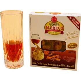 M. greco fichi cotti al forno aromatizzati con rum e cannella 200 gr