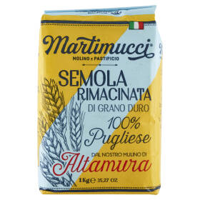 Martimucci Semola Rimacinata di Grano Duro 100% Pugliese 1 kg