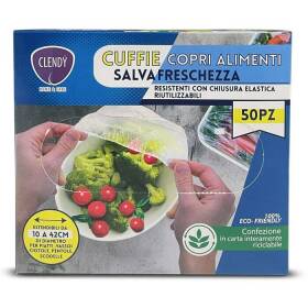 Clendy cuffie copri alimenti salva freschezza 50pz