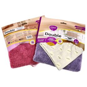 Clendy set panni in microfibra double 2pz