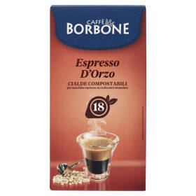 Caffè Borbone Espresso d'Orzo Cialde Compostabili 18 x 6 g